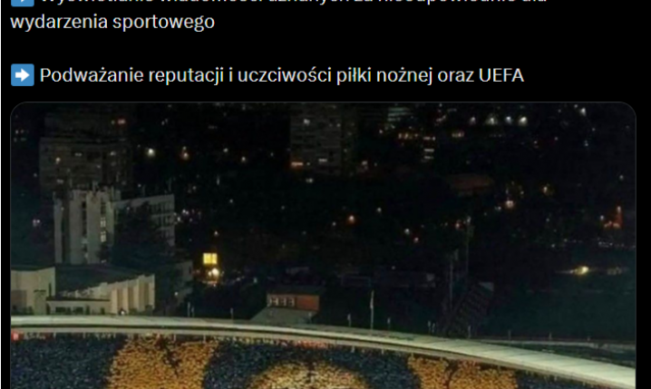 HIT! Oto GRZYWNA dla Crveny Zvezdy za religijną oprawę!